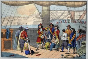 أغسطس 1682: قصف دوكين للجزائر. (أبراهام ، ماركيز دوكين بواسطة فنان غير معروف
