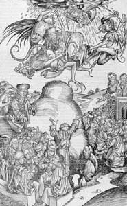 المعتقدات والخرافات. في "" Nuremberg Chronicles "" بواسطة فنان غير معروف