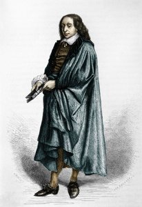 بليز باسكال (1623-1662) ، عالم رياضيات ، فيزيائي وكاتب فرنسي. بواسطة فنان غير معروف