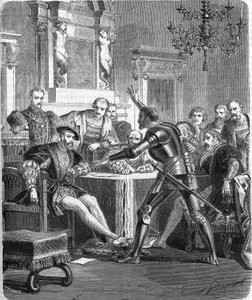 Blaise de Monluc (1502-1577) ، مارشال فرنسا في بلاط فرانسوا الأول. نقش القرن التاسع عشر. بواسطة فنان غير معروف