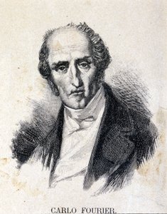 تشارلز فورييه (1772-1837) ، فيلسوف واقتصادي فرنسي. بواسطة فنان غير معروف