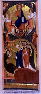وفاة Guillaume des Barrés ، كونت Rochefort ، Grand Seneschal of Philippe Auguste ، في 1232 أو 1233. بواسطة فنان غير معروف
