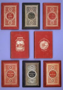 أغلفة مختلفة لكتب Jules Verne المنشورة في طبعات Hetzel. مجموعة مكتبة فيرن. باريس. بواسطة فنان غير معروف