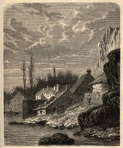 Douarnenez - Finistere - Brittany - نقش في "" PATRIE - الوصف PECTURESSE DE LA FRANCE في 6 مجلدات بواسطة LUCIEN HUARD - نهاية القرن التاسع عشر بواسطة فنان غير معروف