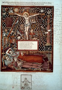 قُتلت تماثيل هنري الأول من لورين ، دوق جوي الثالث (1550-1588) وشقيقه لويس الثاني دي جيز ، كاردينال لورين (1555-1588) في بلوا في 23 و 24 ديسمبر 1588 بأمر من هنري الثالث نقش القرن السادس عشر في باريس ، بن بواسطة فنان غير معروف