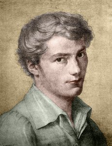 فرانز شوبرت (1797 - 1828) شابًا. بواسطة فنان غير معروف