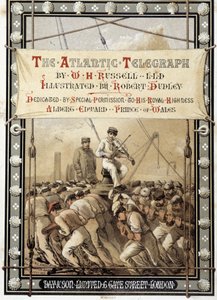 واجهة كتاب "التلغراف الأطلسي" بقلم دبليو إتش راسل ، ج. 1860 بواسطة فنان غير معروف