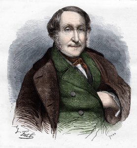 Gioacchino Rossini (1792-1868) ، ملحن إيطالي بواسطة فنان غير معروف