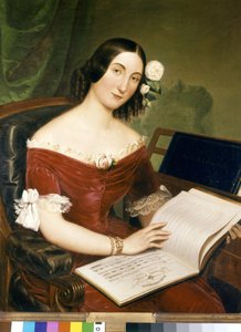 جوزيبينا ستريبوني (1815-1897) ، السوبرانو الشهيرة ، زوجة جوزيبي فيردي. بواسطة فنان غير معروف