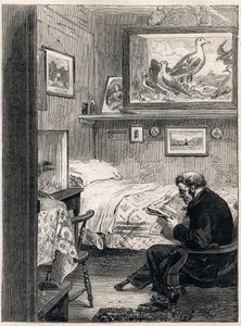 مقصورة مستشفى غرينتش رويال تشارلز وارد - 1865 نقش لمتقاعد بحري في مسكن تقاعده (مستشفى غرينتش) - بواسطة فنان غير معروف