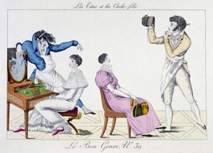تصفيف الشعر - في "" Le Bon Genre "" ، ديب. القرن ال 19 بواسطة فنان غير معروف