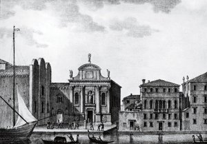 إيطاليا ، البندقية ، المعارض الفنية الأكاديمية - Gallerie dell'Accademia de Venice في القرن التاسع عشر بواسطة فنان غير معروف