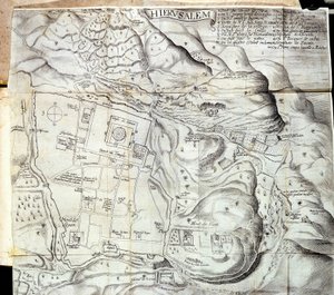 أورشليم - في "" رحلة بلاد الشام بأمر الملك في عام 1621 "، تم تحريره عام 1629 بواسطة فنان غير معروف