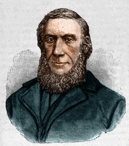 جون تيندال (1820-1893). عالم فيزياء ايرلندي. بواسطة فنان غير معروف