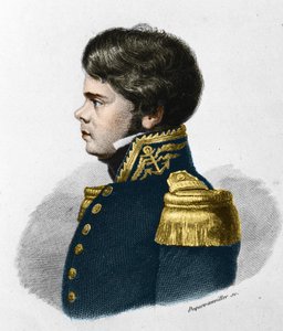 جول بوريت دي بلوسفيل. مستكشف وبحار وجغرافي فرنسي. 1802-1833. بواسطة فنان غير معروف