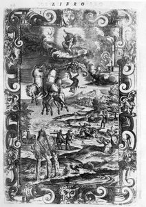 سقوط فايتون (فايثون) - في "" Les Metamorphoses "بواسطة Ovide - Editions de Paris بواسطة فنان غير معروف