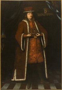 الكونت بير (بيير) براهي ، المعروف باسم الأصغر ، صورة الكونت بير براهي الأصغر (1602-1680) ، مجهول. زيت على قماش بواسطة فنان غير معروف
