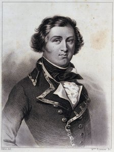 لويس فيليب دورليان ، دوق شارتر ، عام 1792. أصبح الملك لويس فيليب الأول (1773-1850). - نقش في "تاريخ الحياة السياسية والخاصة لويس فيليب" بواسطة فنان غير معروف