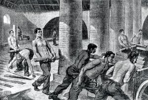 تصنيع الحديد بمصنع كويليه بواسطة فنان غير معروف