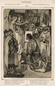 مارغريت 1 من الدنمارك والنرويج والسويد (1353-1412) - اتحاد كالمار (كالمار) 1397 - اتحاد كالمار بواسطة مجهول بواسطة فنان غير معروف