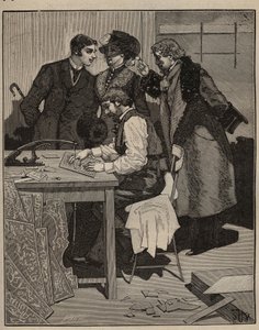 التطعيم: التطعيم له العمل. نقش من عام 1885 في "" Les Arts et metiers Illustres "" لأدولف بيتارد. بواسطة فنان غير معروف