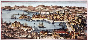 مرسيليا عام 1680 - بي.ن. بواسطة فنان غير معروف