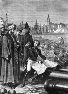 المارشال سيباستاني دي لا بورتا (1772-1851) كسفير قام بإدارة أعمال الدفاع عن القسطنطينية ضد الإنجليز ، والتي أجبرها على تسوية الدردنيل (1807). بواسطة فنان غير معروف