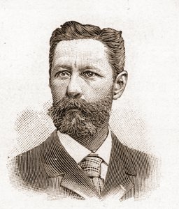 أعضاء أكاديمية Francaise في عام 1895: صورة يوجين ملكيور (يوجين ملكيور) دي فوغ (1848-1910) ، كاتب فرنسي. بواسطة فنان غير معروف