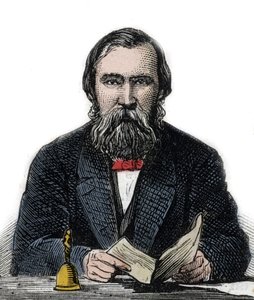 موريتز لازاروس - فيلسوف إنجليزي ، عالم نفس (1824-1903) - بواسطة فنان غير معروف