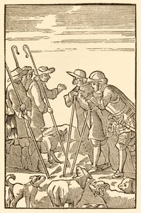 الجبل اللذيذ يصعدون الآن من تقدم الحجاج من هذا العالم ، إلى ما سيأتي به جون بونيان (1628-1688) كريستيان والأمل يلتقيان بالرعاة: المعرفة والخبرة ، وات بواسطة غير معروف