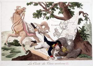 نابليون: سقوط تيتان الحديث - في "" Napoleon 1er "، مجموعة الرسوم المتحركة بواسطة فنان غير معروف
