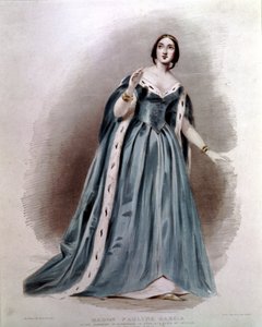 بولين فياردوت - جارسوا (1821-1910) ، مغنية فرنسية. في دور Desdemona. أوتيلو بواسطة جيواتشينو روسيني. بواسطة فنان غير معروف