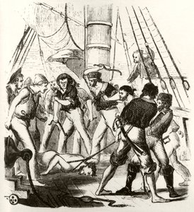 Pirates tormenting George Withers بواسطة فنان غير معروف