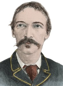 بورتريه روبرت لويس ستيفنسون (1850-1894) - كاتب بريطاني بواسطة فنان غير معروف