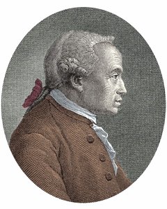 صورة للفيلسوف الألماني إيمانويل كانط كانط (1724 - 1804) بواسطة فنان غير معروف