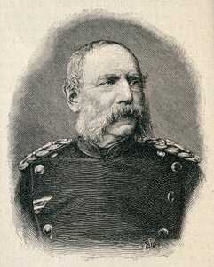 صورة ألبرت ملك ساكسونيا (1828-1902) ، الجندي الذي شارك في معركة سيدان. نقش بواسطة فنان غير معروف