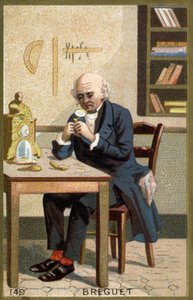 صورة شخصية لابراهام لويس بريجيه (1747-1823) ، صانع ساعات فرنسي. بواسطة فنان غير معروف
