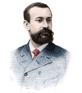 صورة ألبرت الأول غريمالدي (ألبرت هونور تشارلز) (1848-1922) ، أمير موناكو (1889-1922) في "العالم اللامع" ، 21 سبتمبر بواسطة فنان غير معروف