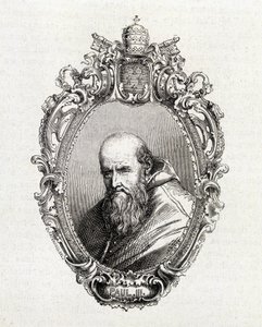 صورة لأليساندرو فارنيزي ، بول الثالث (1468 - 1549) البابا من 1534 إلى 1549. بواسطة فنان غير معروف