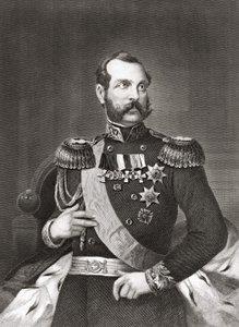صورة ألكسندر الثاني نيكولايفيتش (1818 - 1881) ، إمبراطور روسيا. بواسطة فنان غير معروف