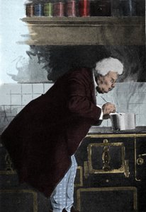 صورة ألكسندر دوما بيريه (1802 - 1870) في الأفران. بواسطة فنان غير معروف