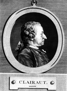 صورة ألكسيس كلود كليرو (1713-1765) عالم الرياضيات الفرنسي. بواسطة فنان غير معروف