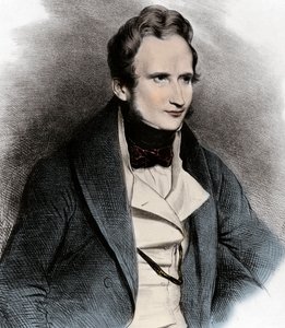 صورة شخصية لألفريد دي فيني - صورة للشاعر ألفريد دي فيني (1797-1863) - بواسطة فنان غير معروف