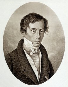 صورة للفيزيائي الفرنسي أوغستين فرينل (1788-1827). بواسطة فنان غير معروف