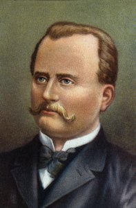 صورة لكارل غوستاف باتريك دي لافال، المهندس والمخترع السويدي (كرومو) بواسطة فنان غير معروف