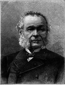 صورة تشارلز أدولف وورتز (1817-1884) ، الكيميائي والمعلم الفرنسي. النقش في "" الطبيعة. مجلة العلوم وتطبيقاتها في الفنون والصناعة ". 1884 بواسطة فنان غير معروف