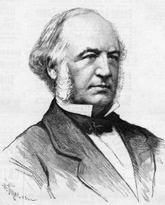 صورة شخصية للمهندس الفرنسي تشارلز بيرجيرون (1808-1883) ، حرفي عظيم لتحول طرق باريس ، في "" Le Monde Illustré 1885 "". بواسطة فنان غير معروف