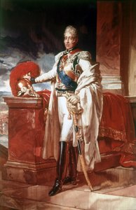 صورة شخصية لتشارلز العاشر (1757 - 1836) ، ملك فرنسا من 1824 إلى 1830. لوحة. متحف كابوديمونتي ، نابولي. بواسطة فنان غير معروف