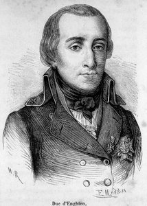 صورة لدوق لويس أنطوان هنري دي بوربون دوق إنجين (1772-1804) ، أمير فرنسي ، أطلق عليه بونابرت النار في 21 مارس 1804. بواسطة فنان غير معروف