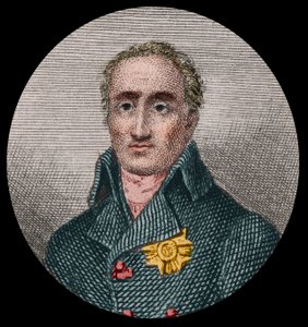 صورة لإتيان دي لا فيل ، كونت دي ليسبيد (1756-1825) ، عالم الطبيعة الفرنسي. نقش مجهول من عام 1876. بواسطة فنان غير معروف